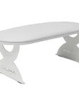 ULKA HAND PAD (ARM REST) WITH LEGS -02 White