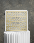 ULKA Desktop Nail Dust Collector Premium White and Gold, 52W