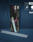 Disposable files papmAm for straight nail file (soft base) Staleks Pro Exclusive 20, 180 grit (25 pcs)-DFCX-20-180/25