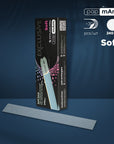 Disposable files papmAm for straight nail file (soft base) Staleks Pro Exclusive 20, 240 grit (30 pcs) - DFCX-20-240