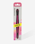 Manicure pusher with silicone handle “Gummy†UNIQ 10 TYPE 2 (narrow rounded pusher + slanted pusher)