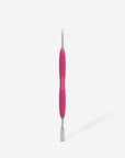 Manicure pusher with silicone handle “Gummy†UNIQ 11 TYPE 1 (flat straight pusher + ring)