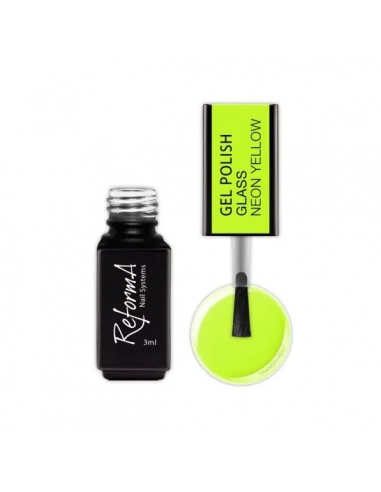 Gel Polish – Glass Neon Yellow, 3ml