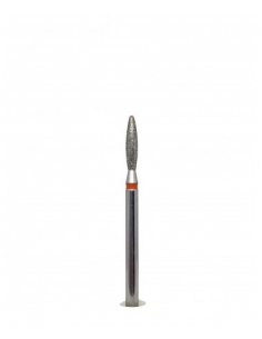 Cuticle drill bit flame red 2.1mm