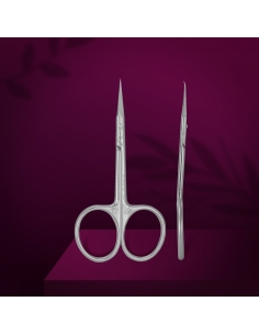 SX-21/2m Cuticle scissors with hook Staleks Pro Exclusive...