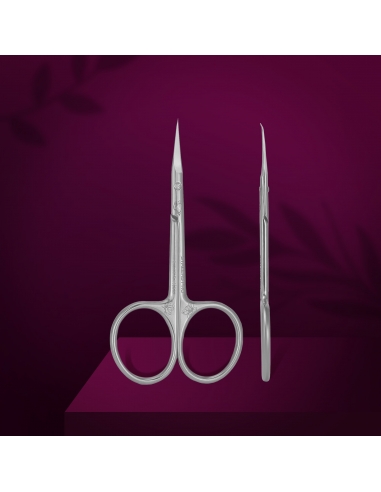 SX-23/2M Cuticle Scissors Staleks with hook Staleks Pro Exclusive 23 Type 2 (Magnolia)