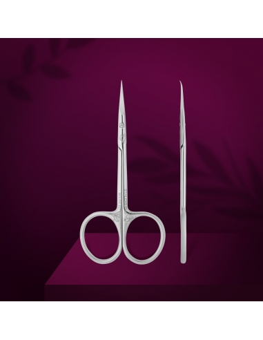 SX-23/1M Cuticle Scissors Staleks with hook Staleks Pro Exclusive 23 Type 1 (Magnolia)