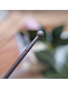 Cuticle drill bit ball red 4mm-DD2504D 2