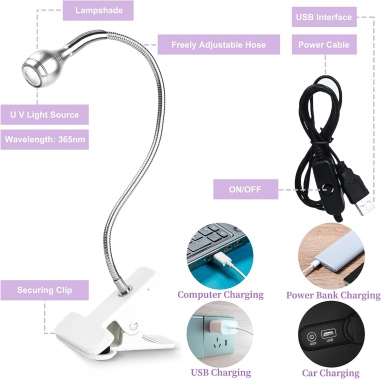 UV LED Nail Lamp - Silver