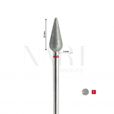 Cone Diamond Nail Drill Bit -5*12mm red