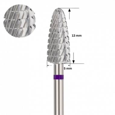 Gel/Acrylic drill bit removal purple C1250130