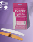 Disposable white files for crescent nail file EXPERT 42 180 grit (50 pcs)