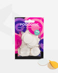 Disposable white files for pedicure disc PODODISC L EXPERT 100 grit (50 pcs)- PDF-25-100w