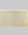 ULKA Nano White with Gold grid â€“ Desktop Nail Dust Collector 800m3/h