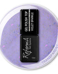 Gel Polish - Top Violet Sparkle, 10 ml
