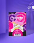 Disposable white files with soft foam layer for pedicure disc PODODISC STALEKS PRO L, 100grit (50 pcs)-PDFS-25-100w