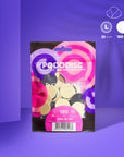 Disposable white files with soft foam layer for pedicure disc PODODISC STALEKS PRO L, 180grit (50 pcs)-PDFS-25-180w